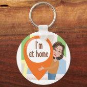 Button-Schlüsselanhänger Schlüsselanhänger (Vorderseite)