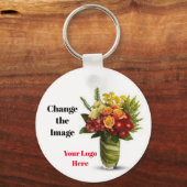 Button-Schlüsselanhänger Schlüsselanhänger (Vorderseite)