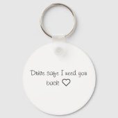 Button-Schlüsselanhänger Schlüsselanhänger (Vorderseite)