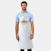 Button-Schürze des Blumenwalzers Schürze (Getragen)