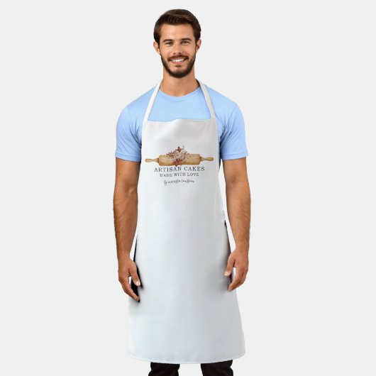 Button-Schürze des Blumenwalzers Schürze (Getragen)