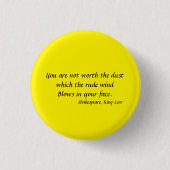 Button - Shakespeare, "King Lear" (Vorderseite)