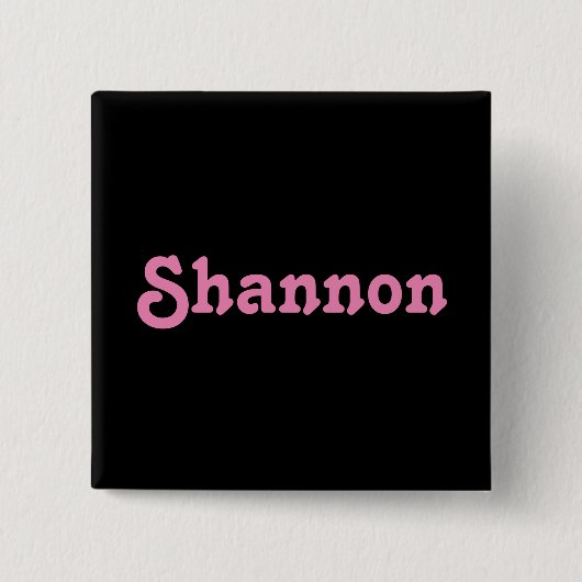Button Shannon (Vorderseite)