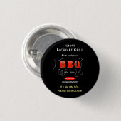 Button-Shirt "Backyard Grill Master Grilling" Button (Vorne & Hinten)