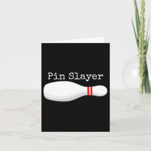 Button Slayer Bowling Funny Graphics Strikes Truke Karte