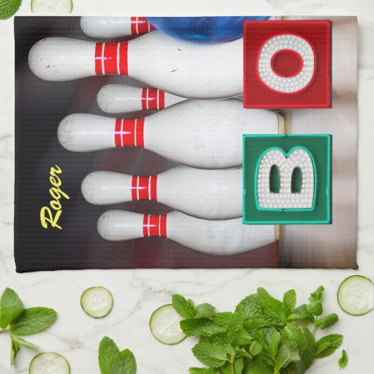 Button Smashers Bowling Handtuch (Gefaltet)