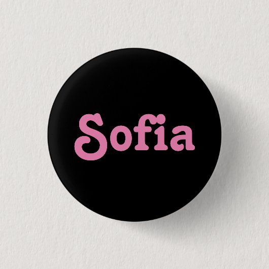 Button Sofia (Vorderseite)