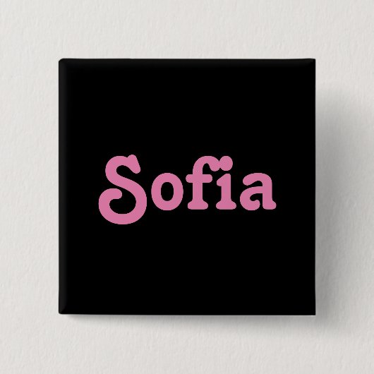 Button Sofia (Vorderseite)