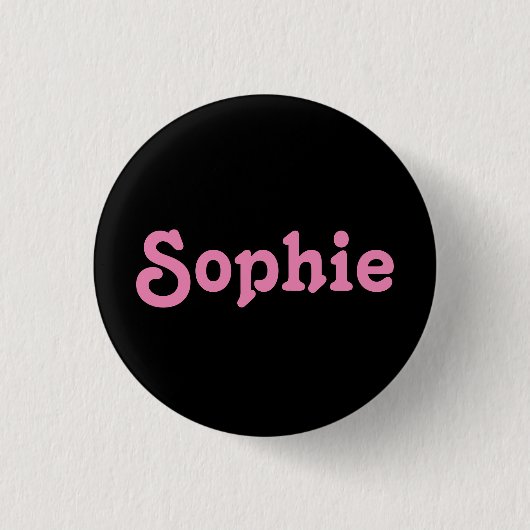 Button Sophie (Vorderseite)