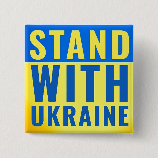 Button 'Steht mit der Ukraine' (Vorderseite)