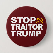 Button "Stopp Traitor Trump" (Vorderseite)