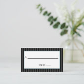 Button Striped Platzkarte (Stehend Vorderseite)