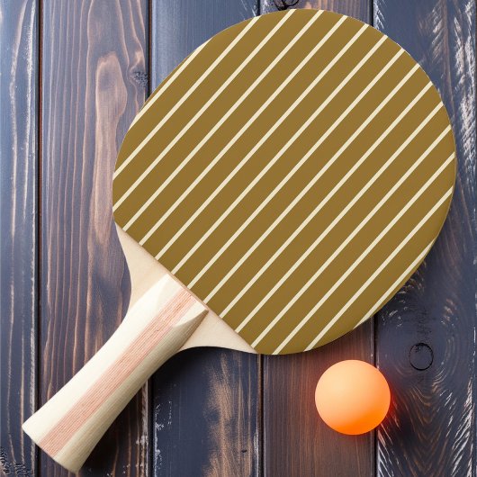 Button-Striping Warme Wüstenfarbe Tischtennis Schläger