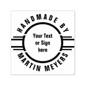 Button Strips + Text, Logo oder Zeichen Permastempel (Design)