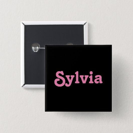 Button Sylvia (Vorne & Hinten)
