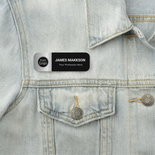 Button-Tag des benutzerdefinierten Mitarbeiters od Namensschild (Beispiel)