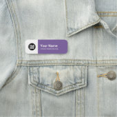 Button-Tag des benutzerdefinierten Mitarbeiters od Namensschild (Beispiel)