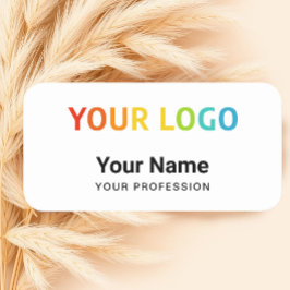 Button-Tag des benutzerdefinierten Mitarbeiters od Namensschild