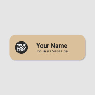 Button-Tag des benutzerdefinierten Mitarbeiters od Namensschild