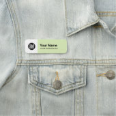 Button-Tag des benutzerdefinierten Mitarbeiters od Namensschild (Beispiel)
