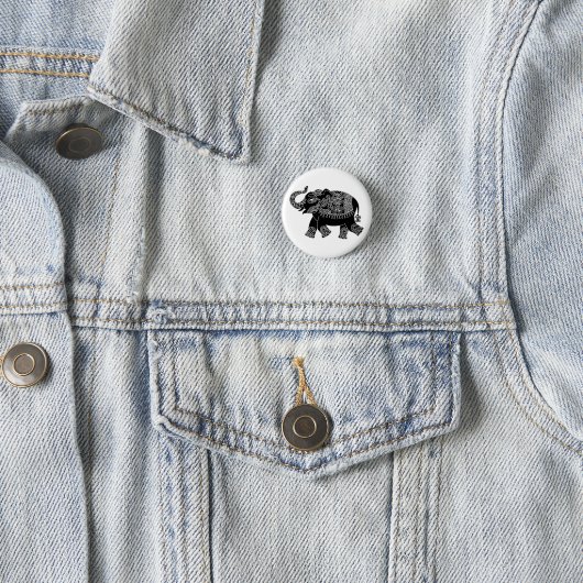 Button-Taste für florale Mehedi Elephant Button (Beispiel)