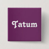 Button Tatum (Vorderseite)