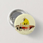 Button the Beauty: Dome of the Rock Button (Vorne & Hinten)