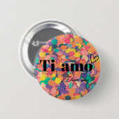 Button Ti Amo mit Herz (Vorne & Hinten)