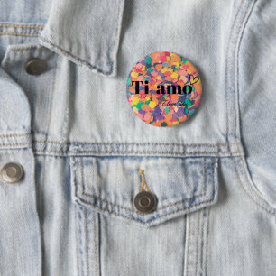 Button Ti Amo mit Herz