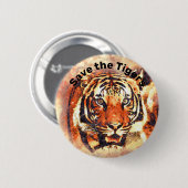 Button "Tigers Animal Rights" gerettet (Vorne & Hinten)