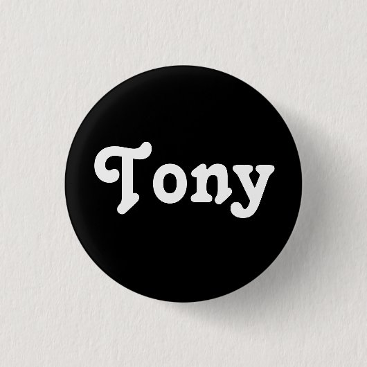 Button Tony (Vorderseite)