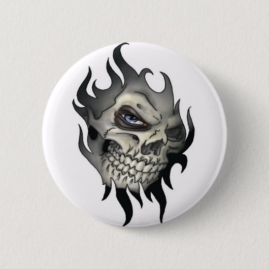 Button, Totenkopf Button (Vorderseite)