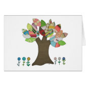 Button Tree Blank Notecard (Vorderseite (Horizontal))