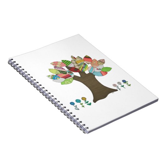Button-Tree-Notebook Notizblock (Rechte Seite)