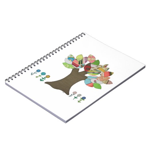 Button-Tree-Notebook Notizblock (Linke Seite)