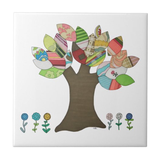 Button Tree Tile Fliese (Vorderseite)