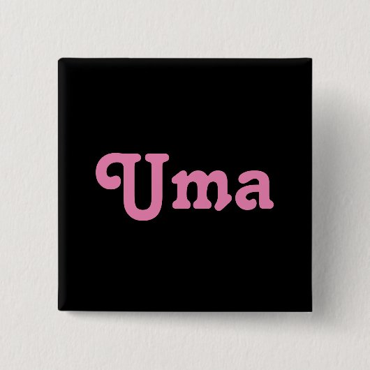Button Uma (Vorderseite)