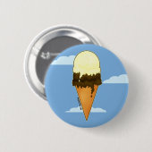 Button und Buttons für niedliches Eiskrem (Vorne & Hinten)