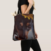 Button und Sonnenblumen Tasche (Von Nahem)