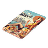 Button-up-Abbildung für Retro-Flugzeuge Magnet (Linke Seite)