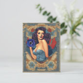 Button Up Art, Postkarte für Postübermittlung (Stehend Vorderseite)