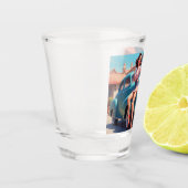 Button-Up aus Shotglas Schnapsglas (Links)