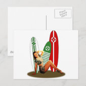 Button-up Baskenland Frankreich Postkarte (Vorne/Hinten)