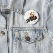 Button-up Bikermädchen Button (Beispiel)