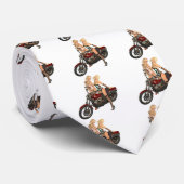 Button-up Bikermädchen Krawatte (Gerollt)