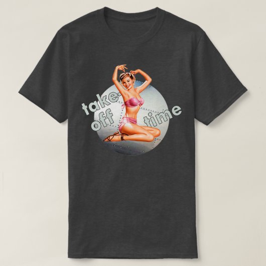 Button up Girl Bomber starten Zeitnase Art WW2 Ret T-Shirt (Design vorne)