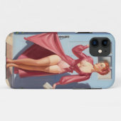 Button-Up-Girl Case-Mate iPhone Hülle (Rückseite (Horizontal))