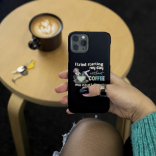 Button-up Girl Coffee Addict Case-Mate iPhone Hülle