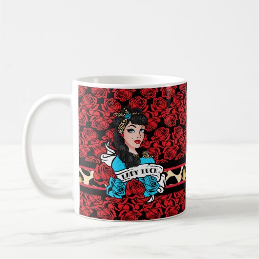 Button-up Girl, Lady Luck Kaffeetasse (Links)