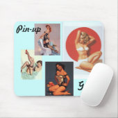 Button-up Girl Mousepad (Mit Mouse)